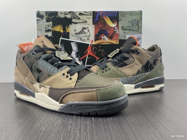 Jordan Camo Air 3 Retro DO1830-200 Patchwork 0731